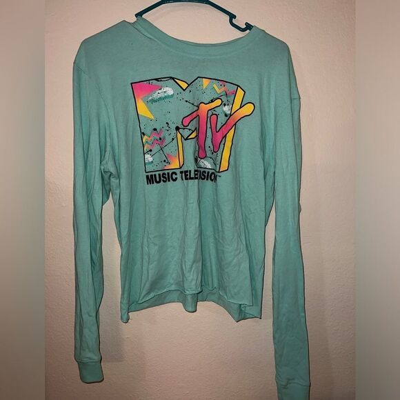 NWOT- MTV LONG SLEEVE TEE- size SMALL - Picture 3 of 3